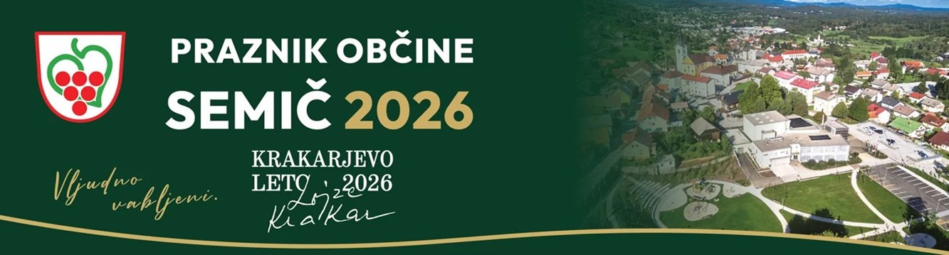 Dogodki ob prazniku Občine Semič 2026