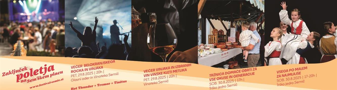 Zaključek poletja na Sem'škem placu 29. - 31. 8. 2025