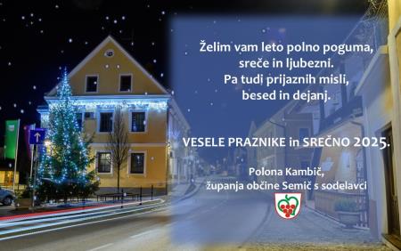 Praznično voščilo Občina Semič_spletna stran