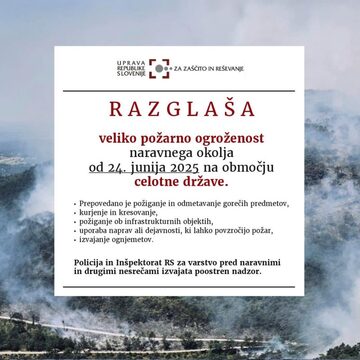 Velika požarna ogroženost