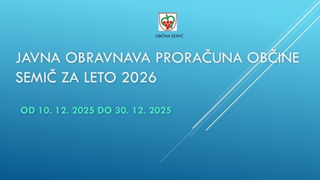 Javna obravnava proračuna 2026