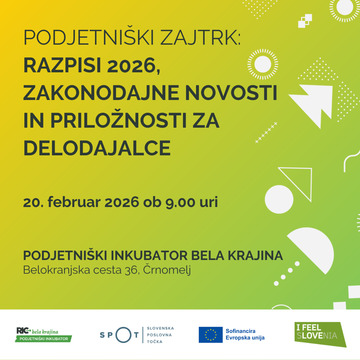 Vabilo na podjetniški zajtrk