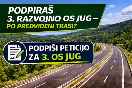 Vabilo k podpisu za gradnjo 3. razvojne osi JUG