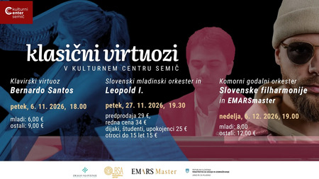Klasični virtuozi v Kulturnem centru Semič