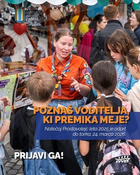 Natečaj prostovoljec leta 2025. Poznaš voditelja, ki premika meje?