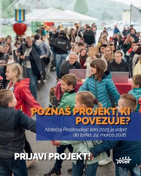 Natečaj prostovoljec leta 2025. Poznaš projekt, ki povezuje?
